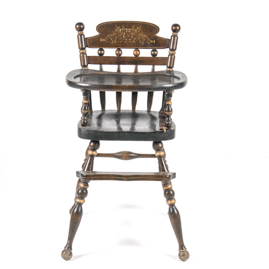 Vintage Ethan Allen Wooden Highchair