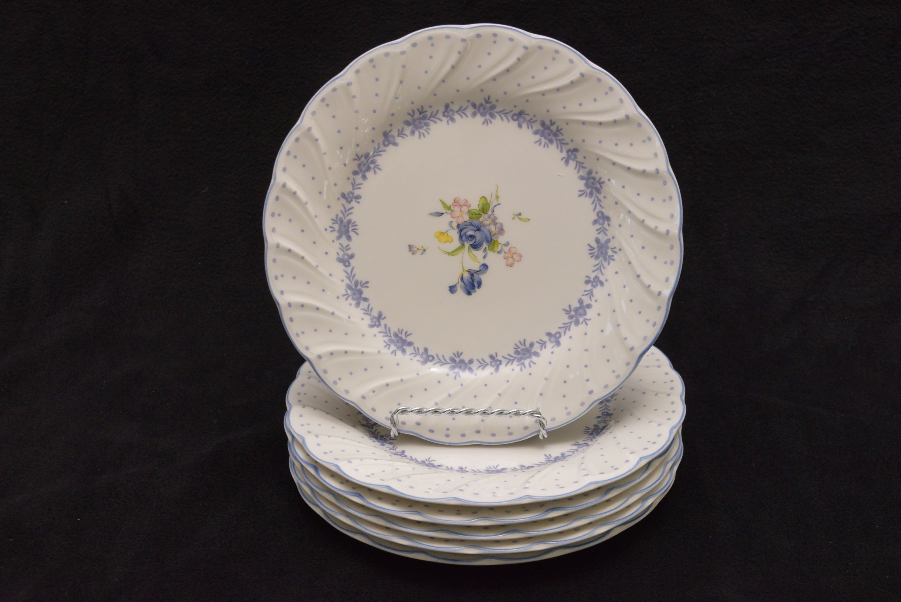Set of Nikko "Blue Peony" China Dishes