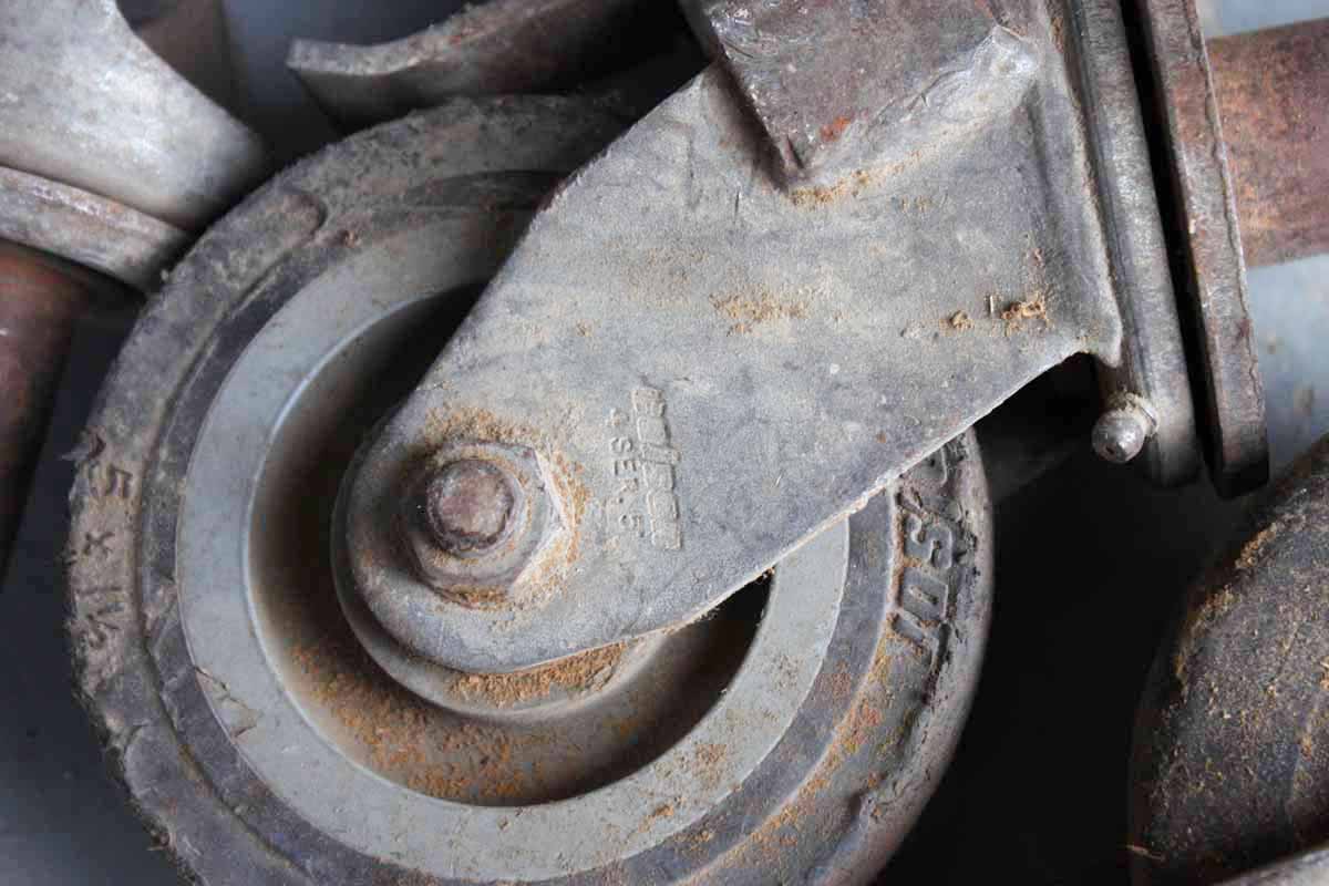Four Industrial Casters