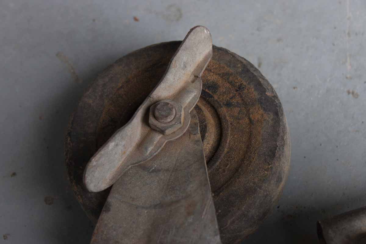 Four Industrial Casters