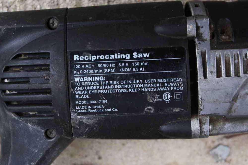 Reciprocating Saw and Power Sheet Sander