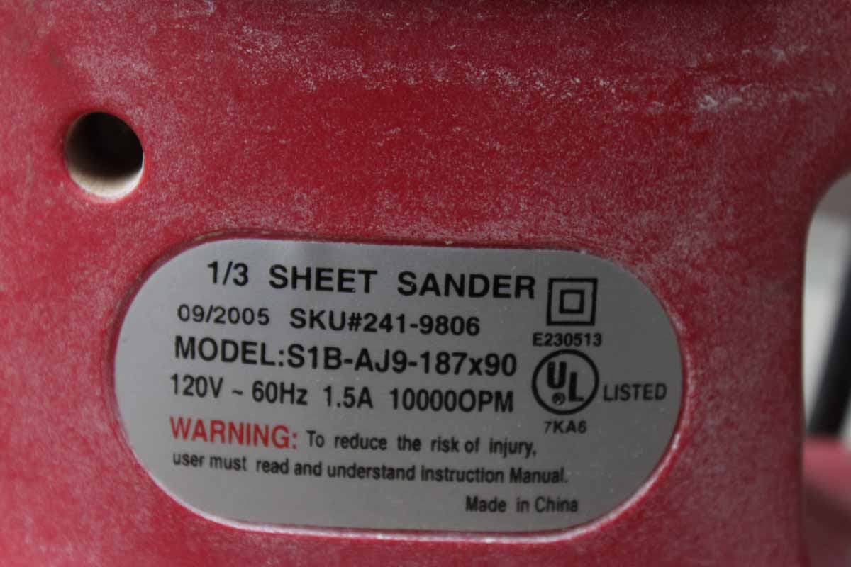 Reciprocating Saw and Power Sheet Sander