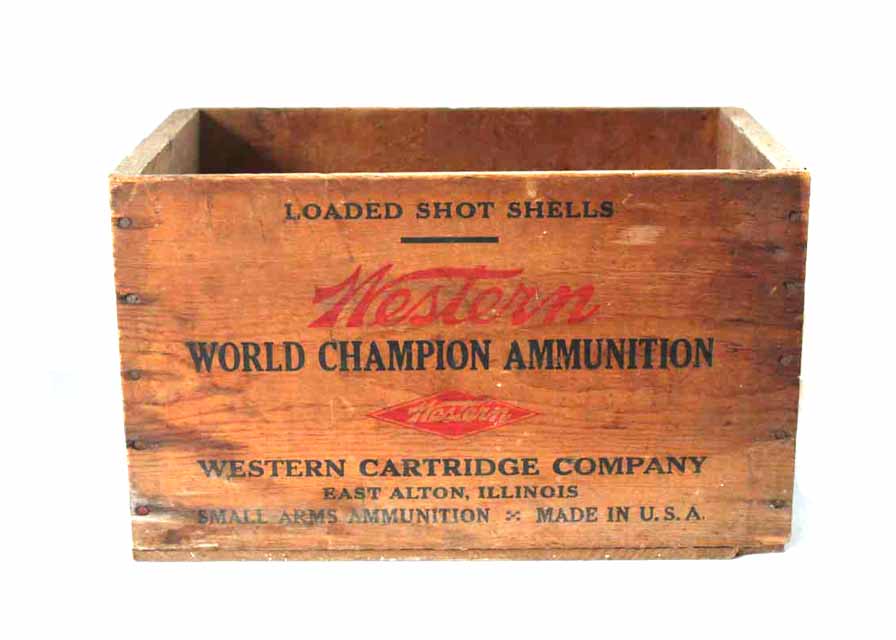 Vintage Western World Champion Ammunition Box