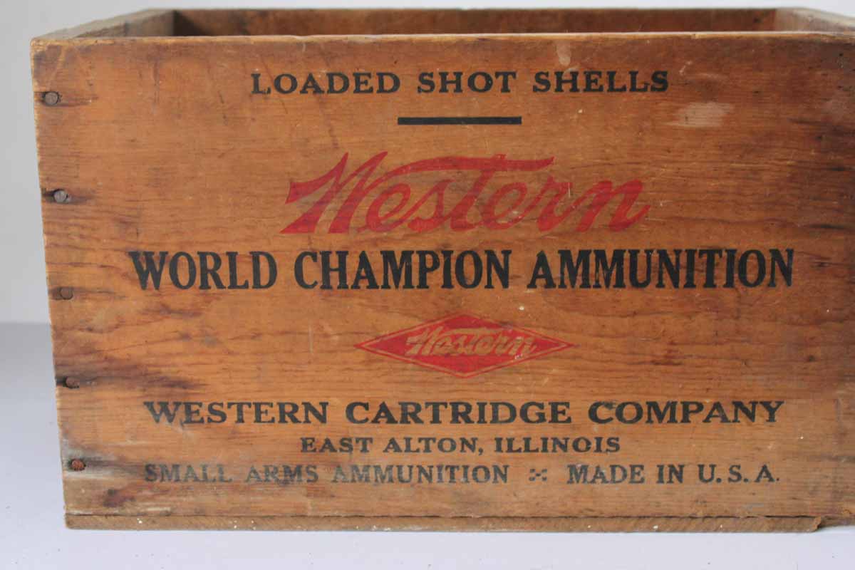 Vintage Western World Champion Ammunition Box