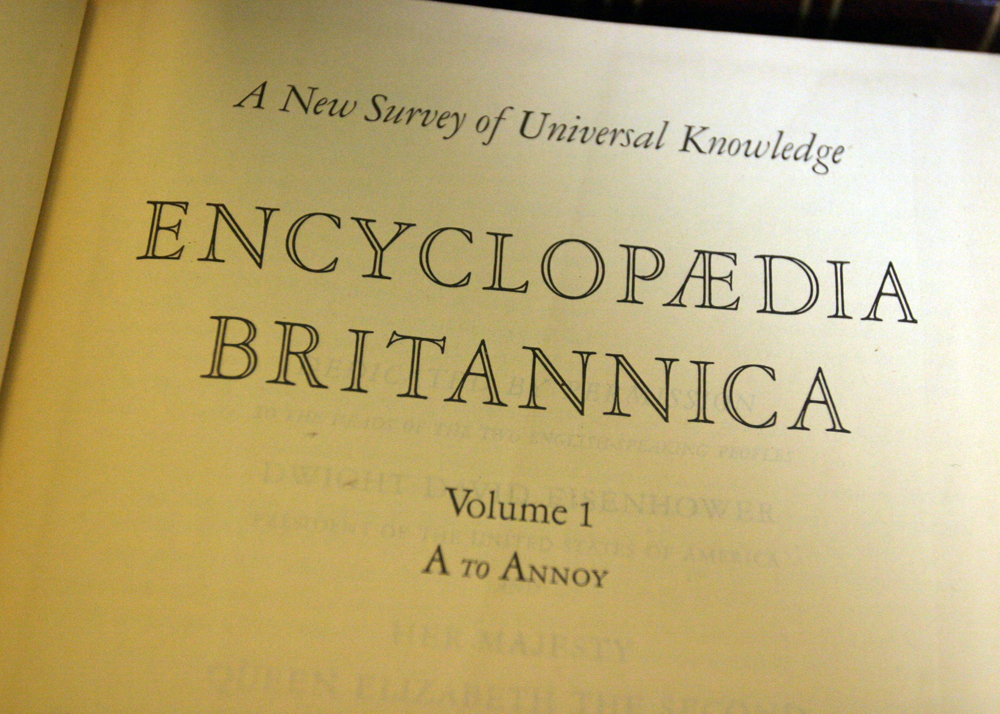 Complete Set of 1960 Leather Bound Encyclopedia Britannica