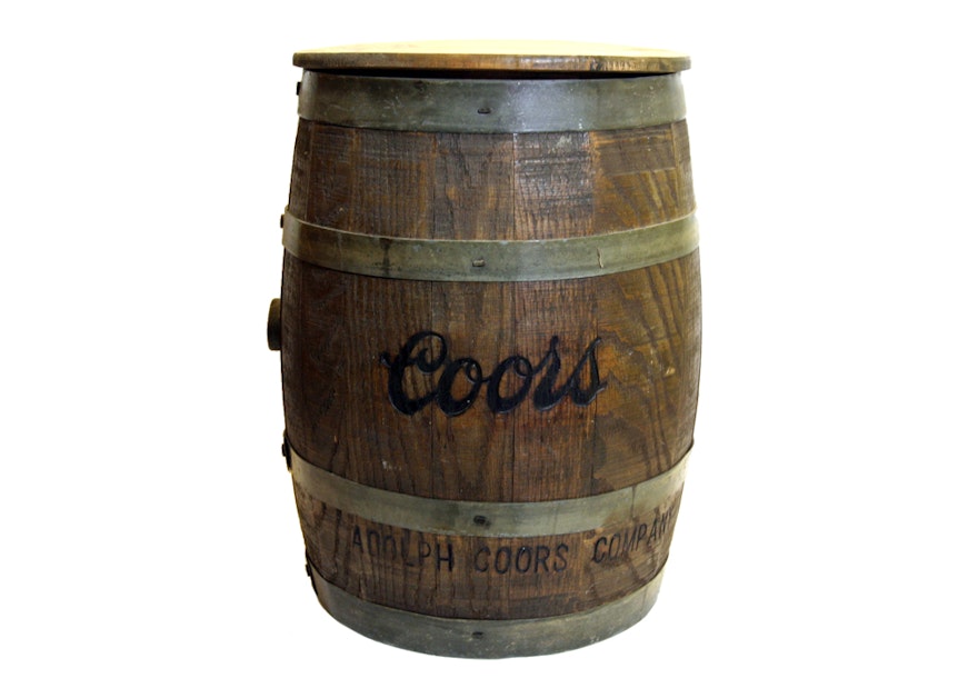 Vintage Coors Keg Barrel