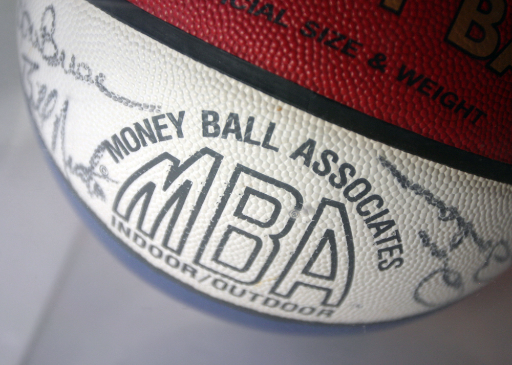 ABA Indiana Pacers Autographed Basketball with Certificate