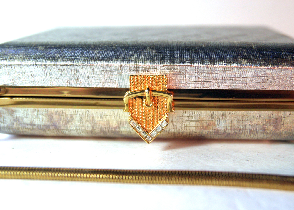 Vintage Volupte Metal Clutch