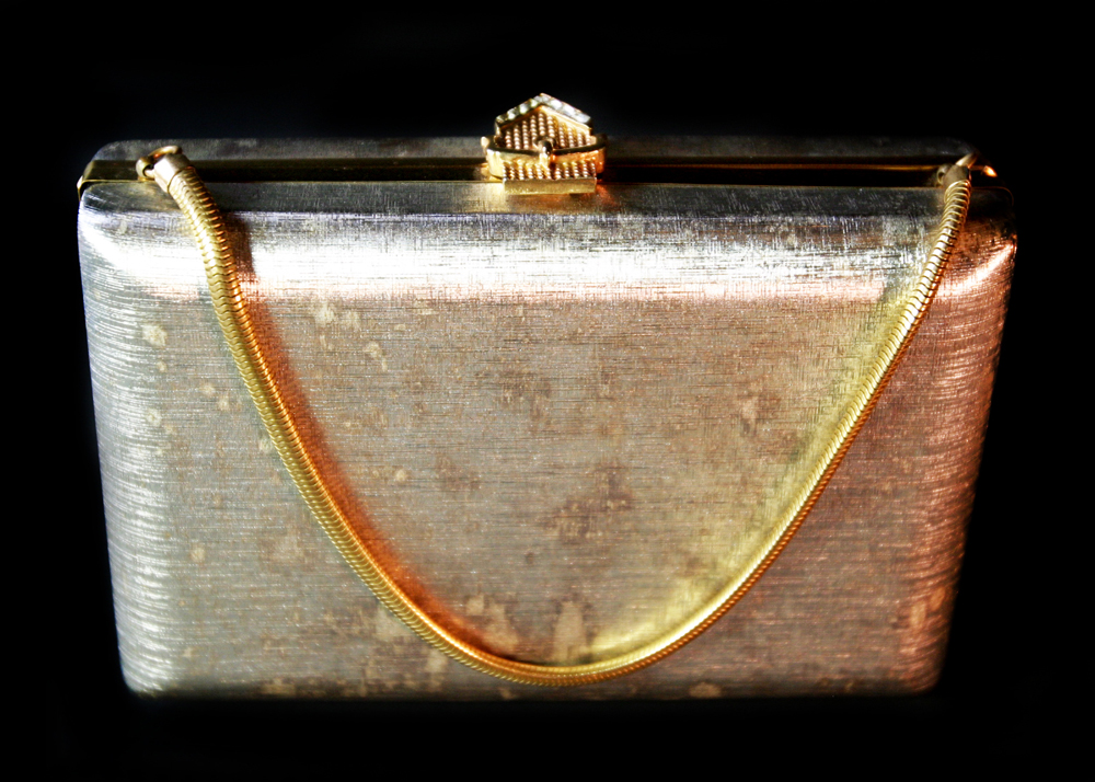 Vintage Volupte Metal Clutch