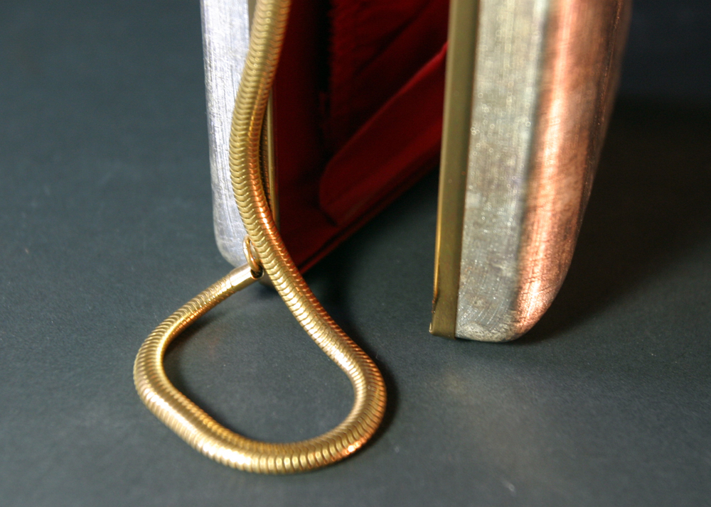 Vintage Volupte Metal Clutch