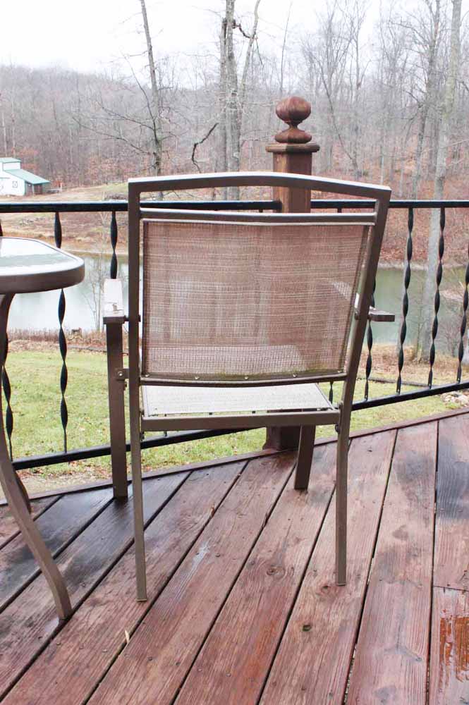 Metal Framed Patio Bistro Set