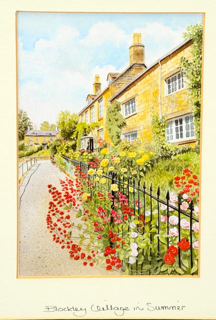 Sandra Emms Cotswalds Photo Offset Lithograph Trio