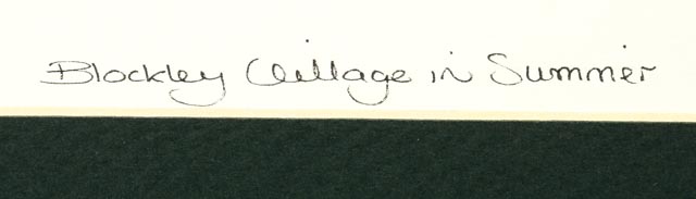 Sandra Emms Cotswalds Photo Offset Lithograph Trio