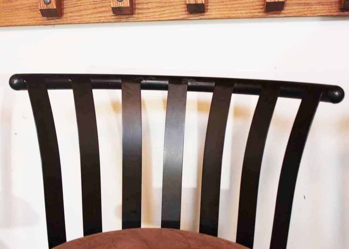 Trio of Slat Back Bar Stools