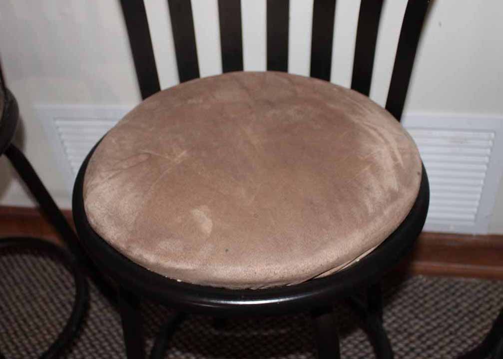 Trio of Slat Back Bar Stools