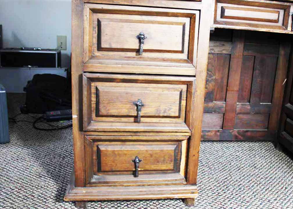 Antique Handcrafted Mexican Desk