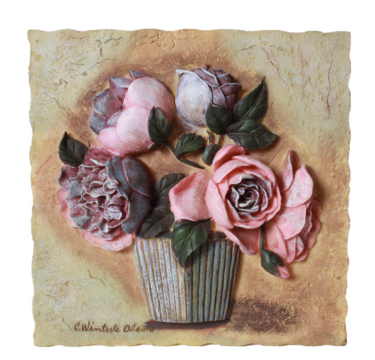 Pink and Maroon Home Decor