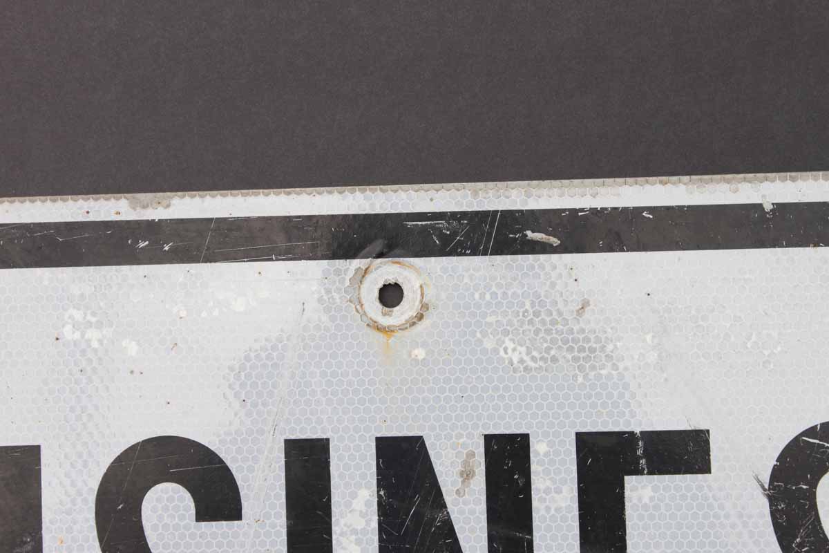 "Business" Reflector Sign