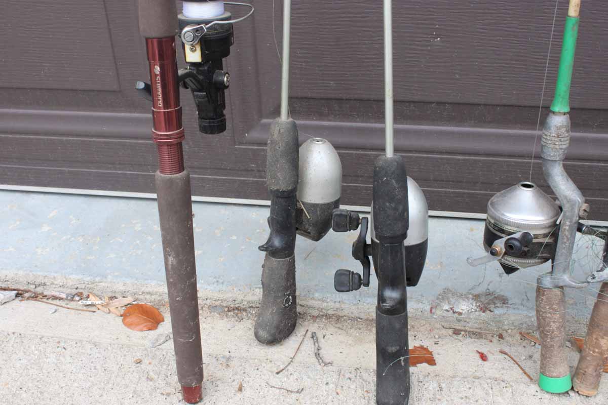 Collection of Vintage Fishing Poles