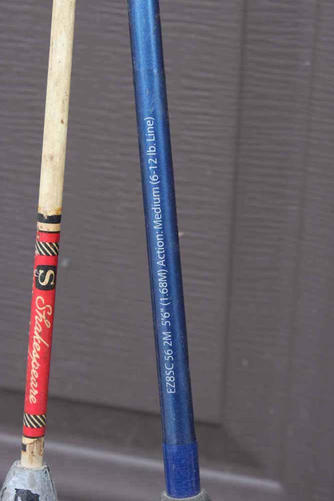 Collection of Vintage Fishing Poles