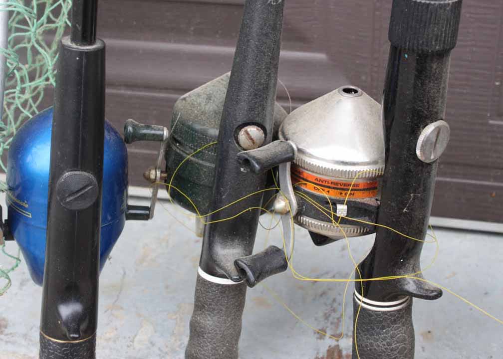 Collection of Vintage Fishing Poles