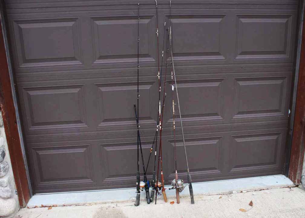 Collection of Vintage Fishing Poles