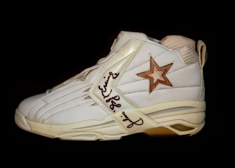 Julius Erving "Dr. J" Autographed Basketball Shoe