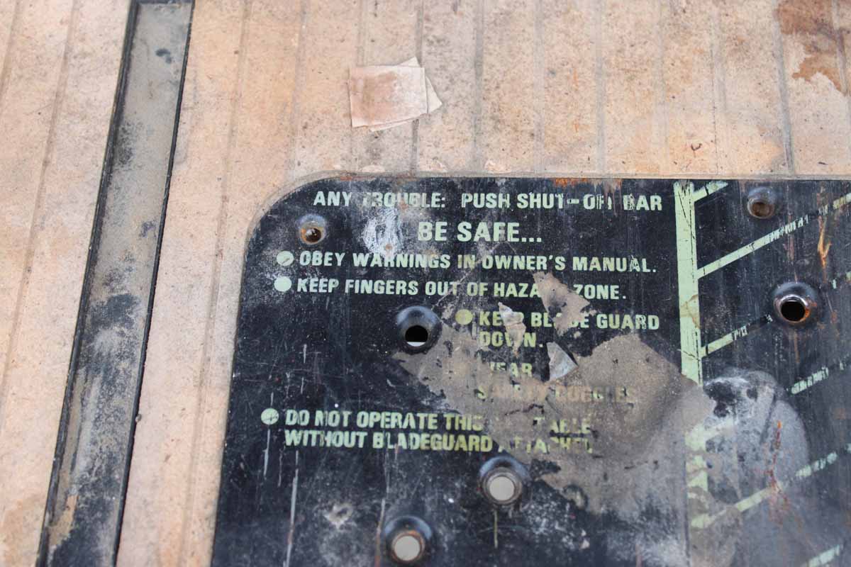 Hirsh Circular Saw Table