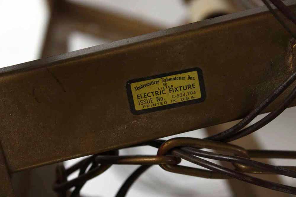 Pair of Vintage Underwriters' Laboratories Light Fixtures