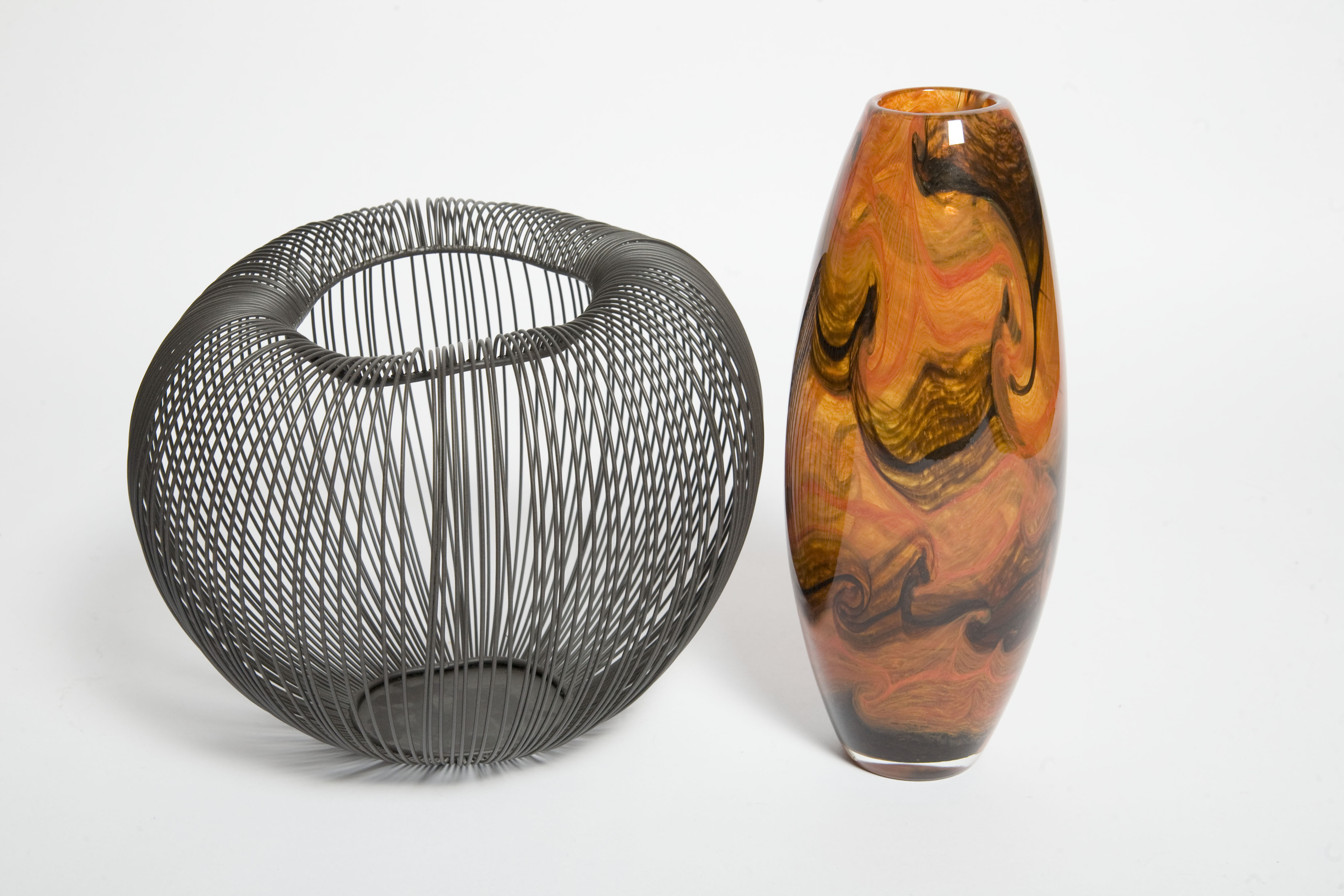 Two Piece Abstract Modern Accessory