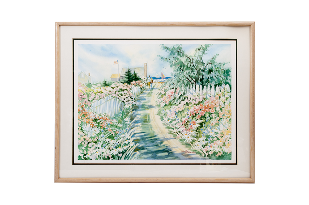 Marilyn Chamberlain "Summer Stroll" Framed Print