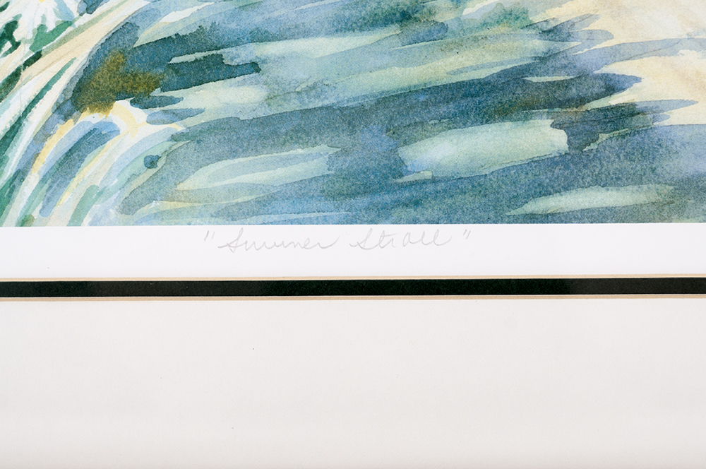 Marilyn Chamberlain "Summer Stroll" Framed Print