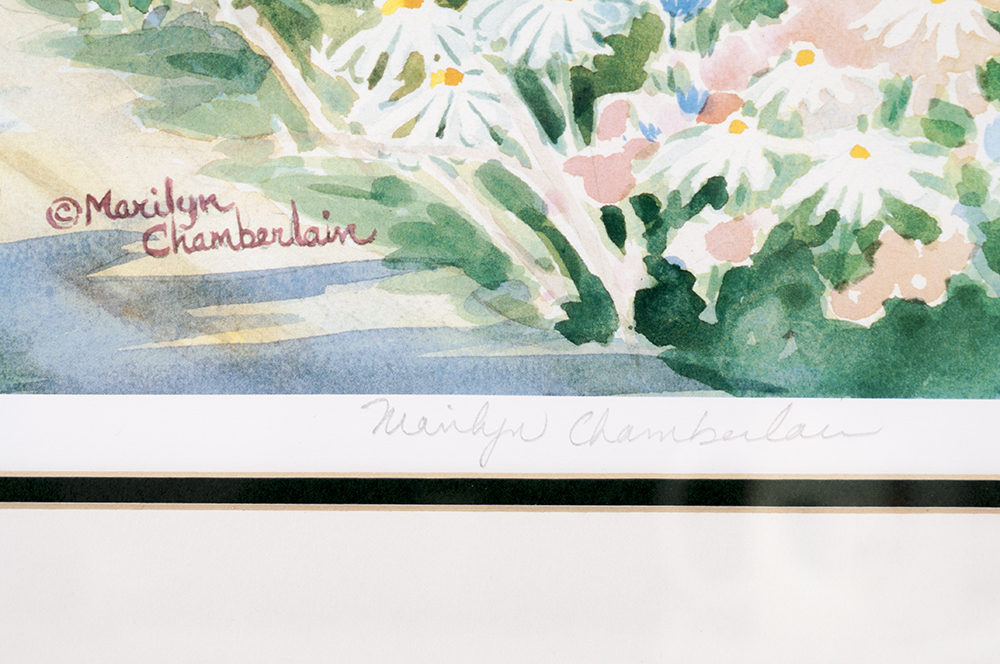 Marilyn Chamberlain "Summer Stroll" Framed Print