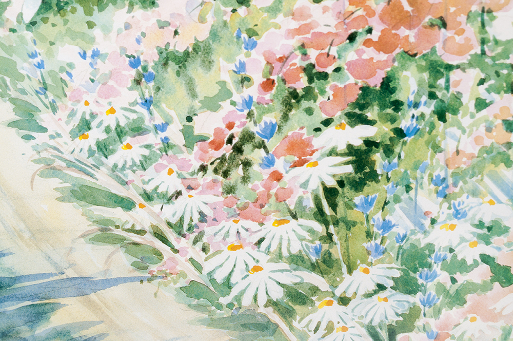 Marilyn Chamberlain "Summer Stroll" Framed Print