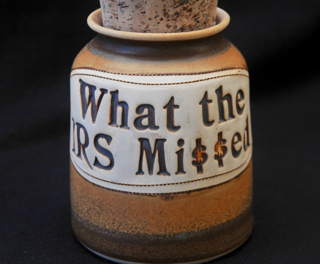 Collection of Cork Topped Pottery Statement Jars