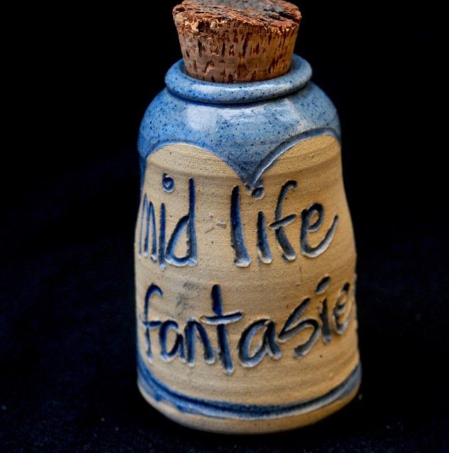 Collection of Cork Topped Pottery Statement Jars