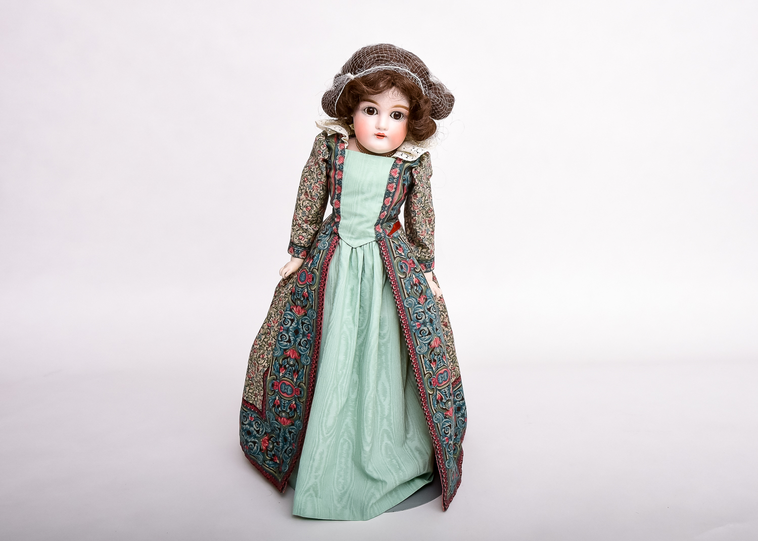 Antique Porcelain Doll, Including Human Hair