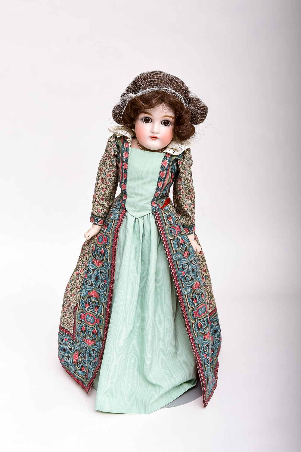 Antique Porcelain Doll, Including Human Hair