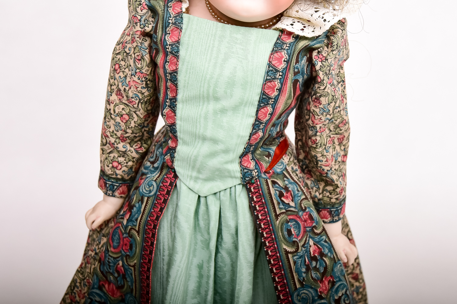 Antique Porcelain Doll, Including Human Hair