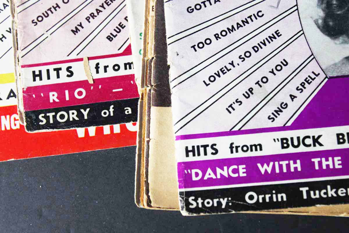 1940's Song Hits Lyric Magazines