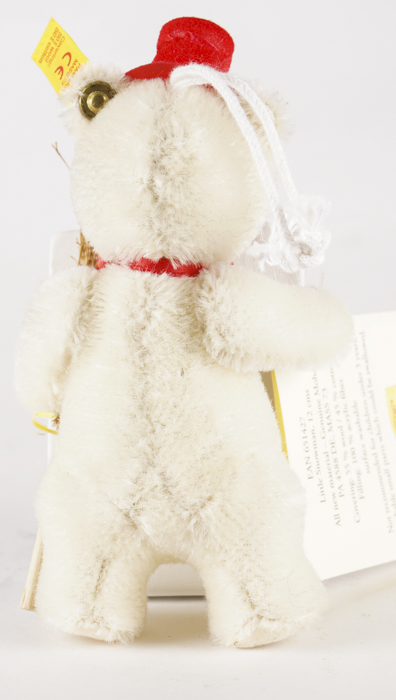 Steiff Teddy Bear Christmas Ornament "Little Snowman"