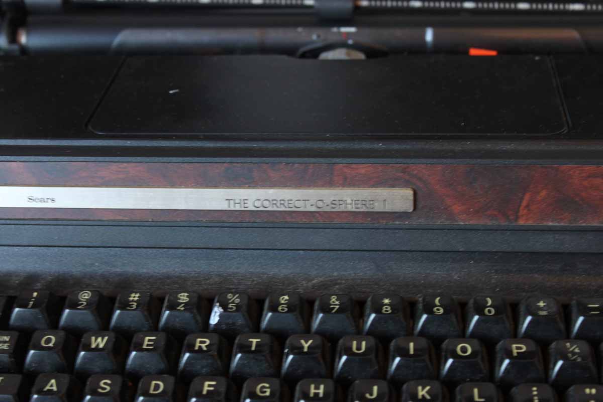 Vintage Sears Correct-O-Sphere 1 Electric Typewriter
