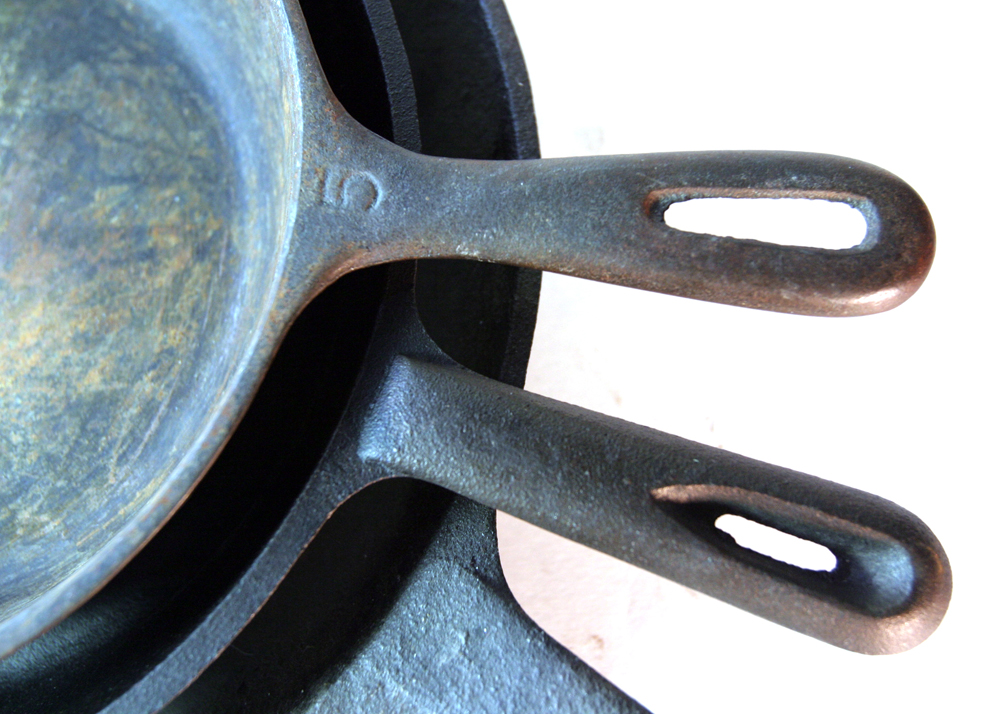 Trio of Cast Iron Skillets