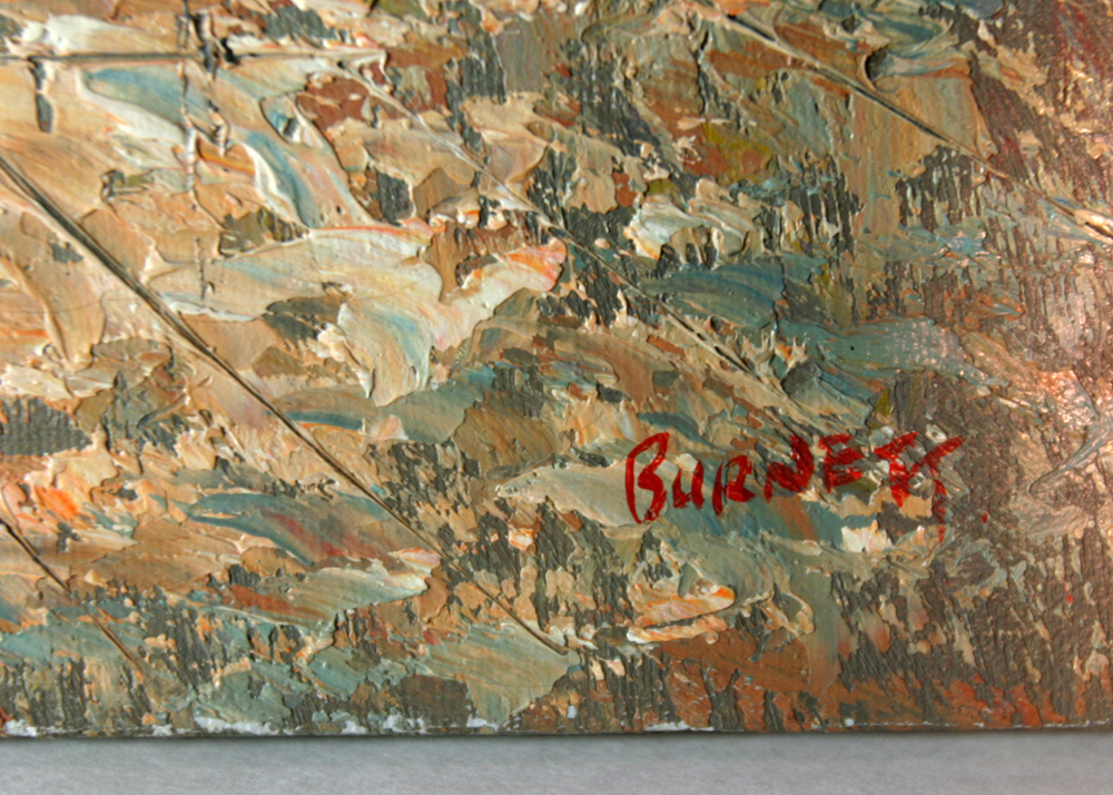 Pair of Parisian "Burnett" Oil Paintings