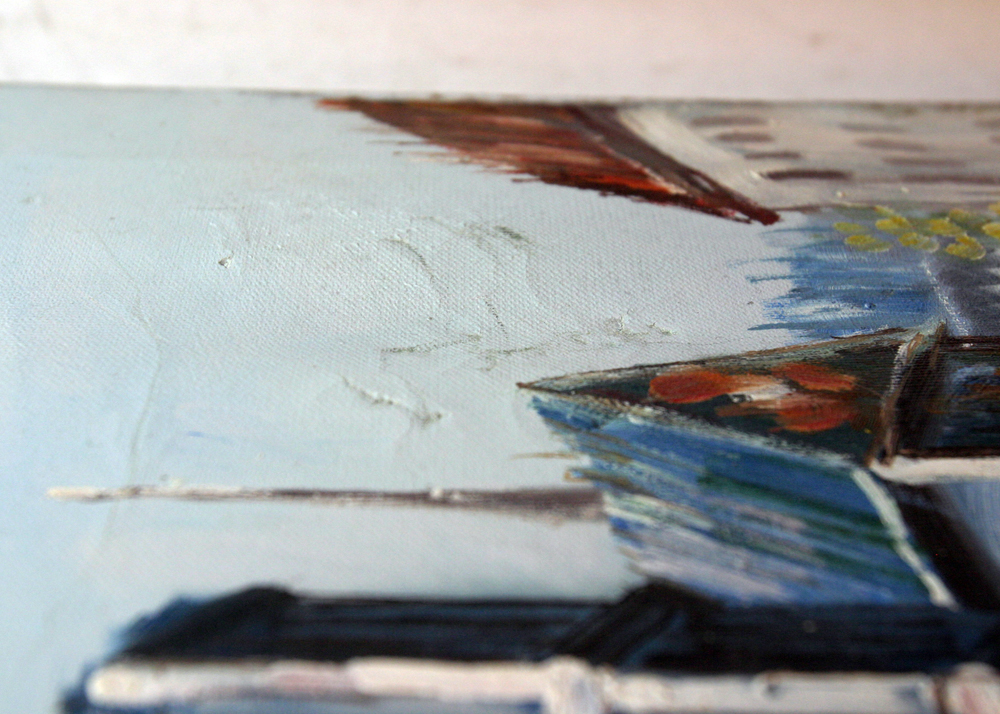 Pair of Parisian "Burnett" Oil Paintings