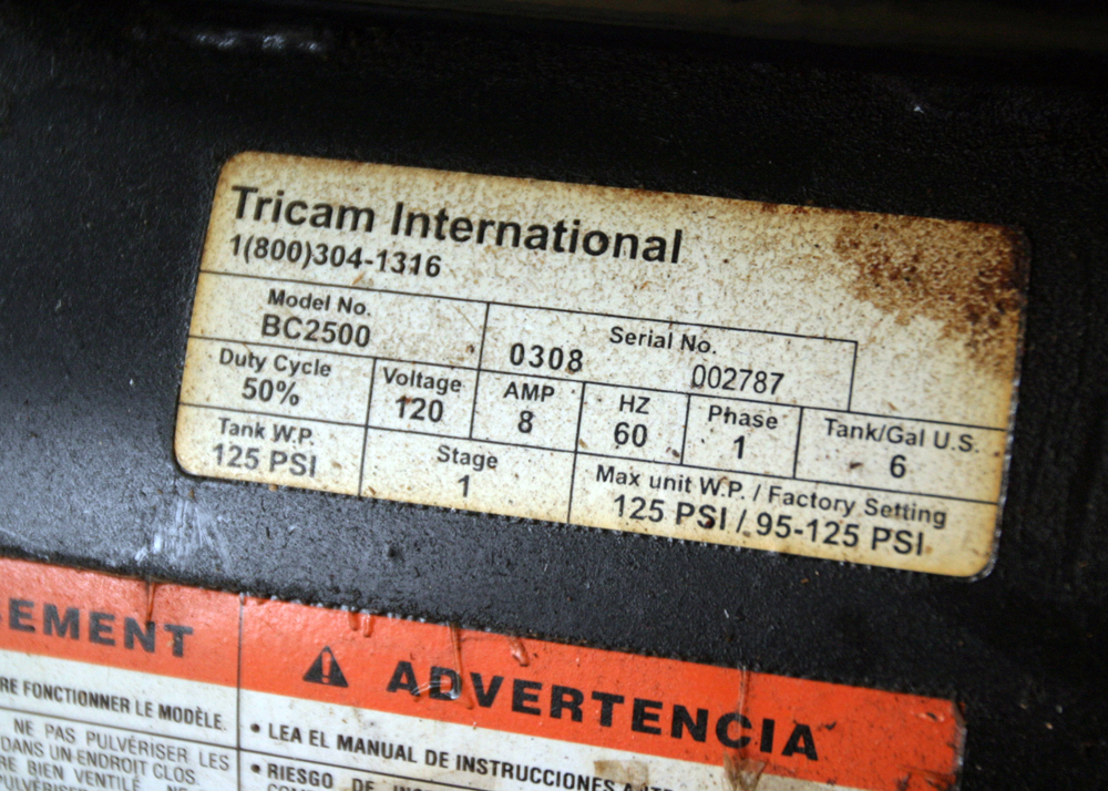 Tricam International Black-Cat Air Compressor