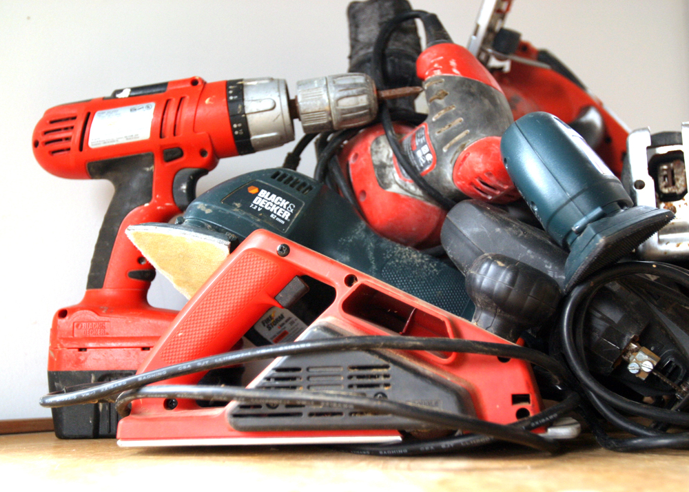 Large Assortment of Black & Decker Power Tools