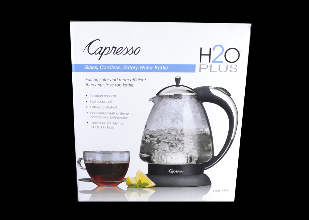 Capresso H2O Plus Cordless Glass Water Kettle