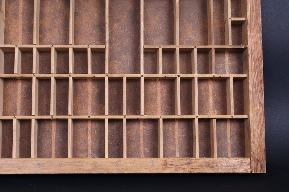 Printers Furniture Repurposed Wall Display Shelves