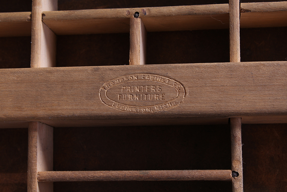 Printers Furniture Repurposed Wall Display Shelves